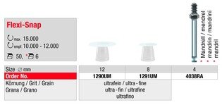 Mandryl na kątnicę Flexi-Snap Edenta 4038RA 1 sztuka gwintowany