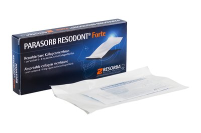 Membrana kolagenowa wchłanialna Forte Resorba - L (6,4 x 2,5 cm)