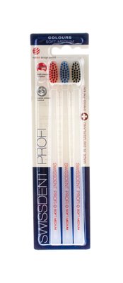 Swissdent Colours Soft-Medium, 3 ks - Glacier