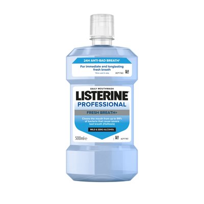 Listerine Professional Fresh Breath+ ústní voda 500 ml