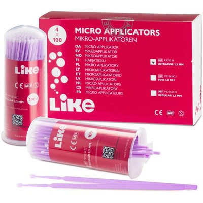 Pędzelki LIKE 4 x 100 szt. - WARIANTY