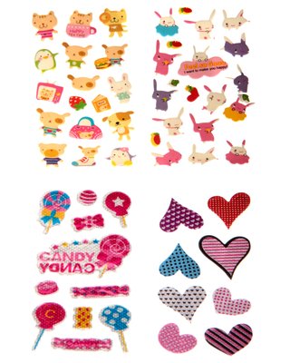 Zabawka - zestaw naklejek mały