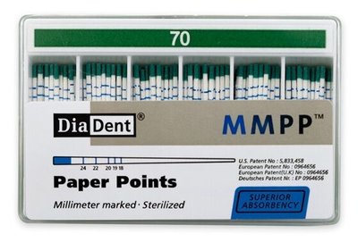 Papírové čepy DiaDent 2% 070