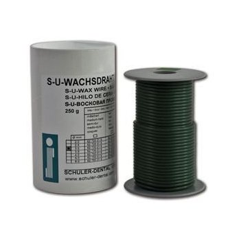 VOSKOVÝ drát S-U zelený, průměr 3,0mm, 250g