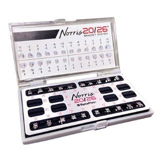 Norris Zamki metalowe samoligaturujące kpl. 20/26 (6-6) U/L NORRIS 20/26 (6-6) U/L BRACKET SET