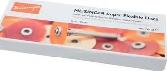 Meisinger krążki polerskie 14mm średnie pomarańczowe 100szt w op