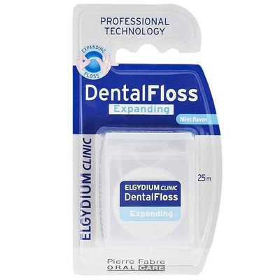 PF Elgydium nić dentystyczna pęczniejaca miętowa 25m