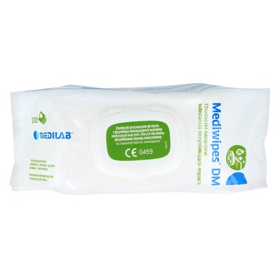 Chusteczki alkoholowe MEDIWIPES DM flow pack 100 szt. Medilab