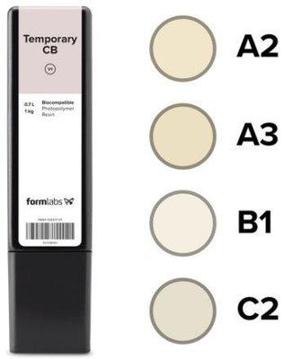 FormLabs Temporary CB - pryskyřice, 1kg A3