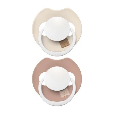 Lovi Prime 6-18 Ivory/Blush svíticí dudlík 2 ks