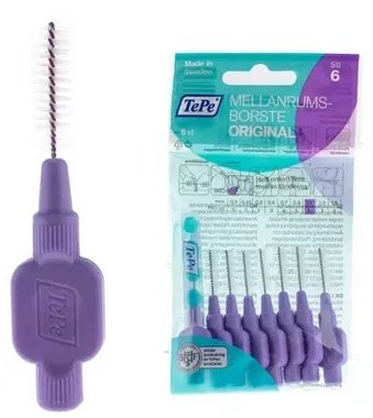 TePe Original mezizubní kartáčky 1,1 mm - fialové 8 ks