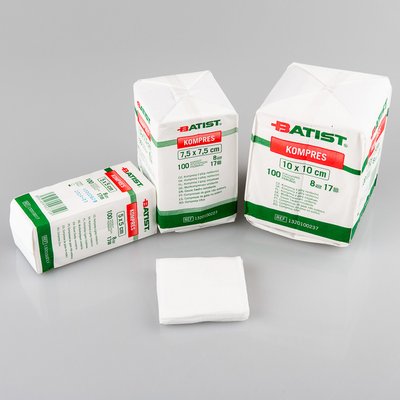 Gáza kompresy nesterilní Batist - 5x5