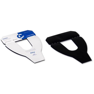 Artikulační papír Hanel tvar U, modrý, 40µ