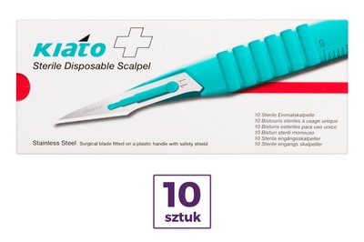 Skalpel jednorazowy Kiato Plus 10 szt. - 12
