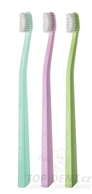 Swissdent Whitening zubní kartáčky VERBIER 3v1 Soft (tyrkysová, růžová, zelená), 3ks