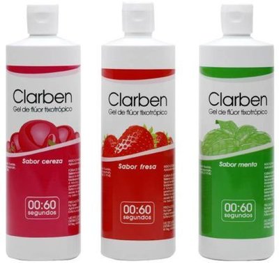 Clarben - fluoridační gel, 500ml máta