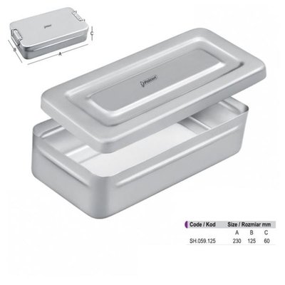 Falcon sterilizační kazeta s víčkem 230x125x60mm