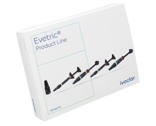 Evetric Line Kit Syringe Zestaw (Evetric Bond 6g.+Evetric Flow 2g. A3+Evetric 3.5g. A2+A3+Evetric Bulk Flow 2g. IVA + Evetric Bulk Fill 3.5g. IVA)