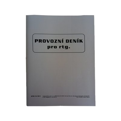 Provozní deník RTG/ blok