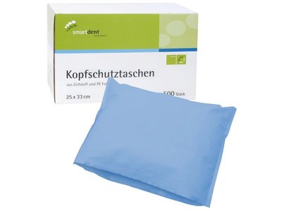 Smart ochranné návleky na opěrku hlavy, 25x33cm modré, 500ks