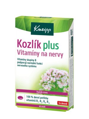 Kneipp doplněk stravy Kozlík Plus 40 dražé