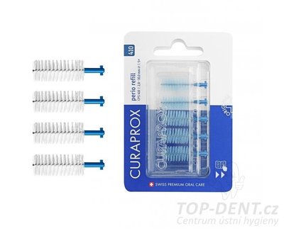 Curaprox CPS 410 Perio REFILL mezizubní kartáčky, 4ks (blistr)