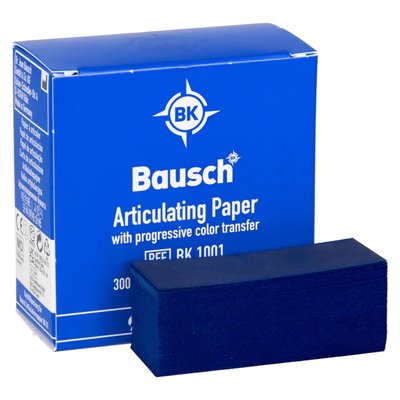 Kalka prostokątna 200µ niebieska 300 szt. BK 1001 Bausch