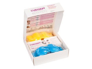 Curasept Biosmalto Mus + Nakładki Sensitive 150ml (8056746072407)