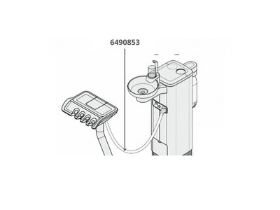 Propojovací hadice plivátkové bloku a stolku asistence Intego