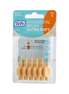 TePe Extra Soft 0,45 mezizubní kartáček oranžový 6 ks