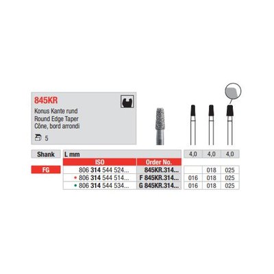 Diamant FG 845KR.018G (5ks/bal)