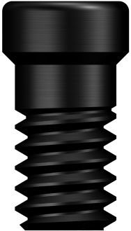 Ebony Gold Cylinder Screw Regular