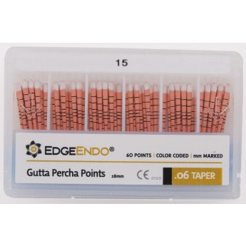 EdgeFile X7 Gutta Point kon. 06 / ISO 15, 60ks