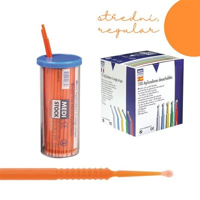 Medibrush Regular oranžové 400ks