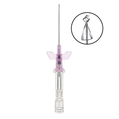 Introcan-W Safety Pur s křidélky, 50 ks - 24G 0,7 x 19 mm, žlutá