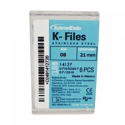 K-FILE 6 ks SybronEndo vel. 08, 21 mm
