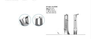 Chifa Kleszcze ortodontyczne dystalne wzmacniane (z twardą wkładką) 130mm