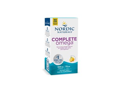 Nordic Naturals - Complete Omega, 565 mg citrón - 60 softgelových kapslí