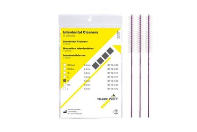 YELLOW POINT mezizubní kartáčky M 5 mm 12x5ks