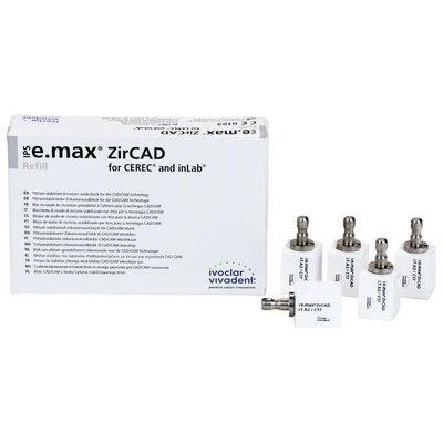 IPS e.max ZirCAD bloky C17 LT A2, 5ks