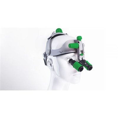 Headgear Šedo/Zelené provedení bez optiky