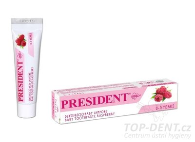 PresiDENT Baby dětská zubní pasta (0-3 let), 30ml