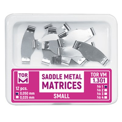 Saddle Metal Flat Matrices Contoured TOR VM 1.301 - Large 1.303 tvar 1
