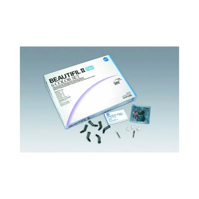 BEAUTIFIL II Tips 6 Color Set Shofu