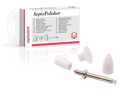 SeptoPolisher Gumki asortyment 8szt + SeptoPlus mandrel