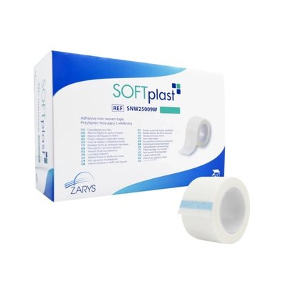 Náplast cívková SOFTplast, adhezivní-netkaná, papírová - 1,25 cm