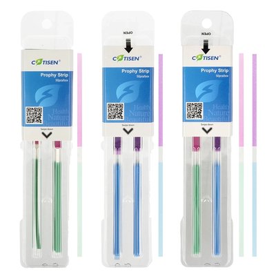 Paski ścierne 50 szt. COTISEN - zielono-różowy