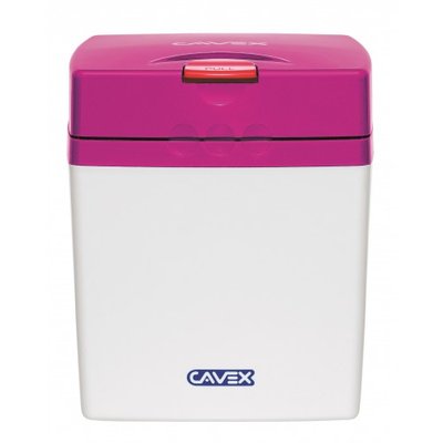 Cavex růžová nádoba na alginát, včetně naběračky a odměrky