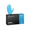 Nitrilové rukavice NITRIL IDEAL 100 ks, nepudrované, modré, 3.5 g - Velikost: M
