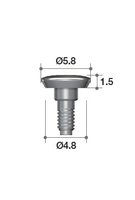 MEGAGEN AO Onestage Cover Screw ø5.8